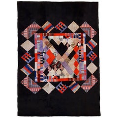 Handmade Vintage Tibetan Khaden Modern Rug, 1980s, 1C589