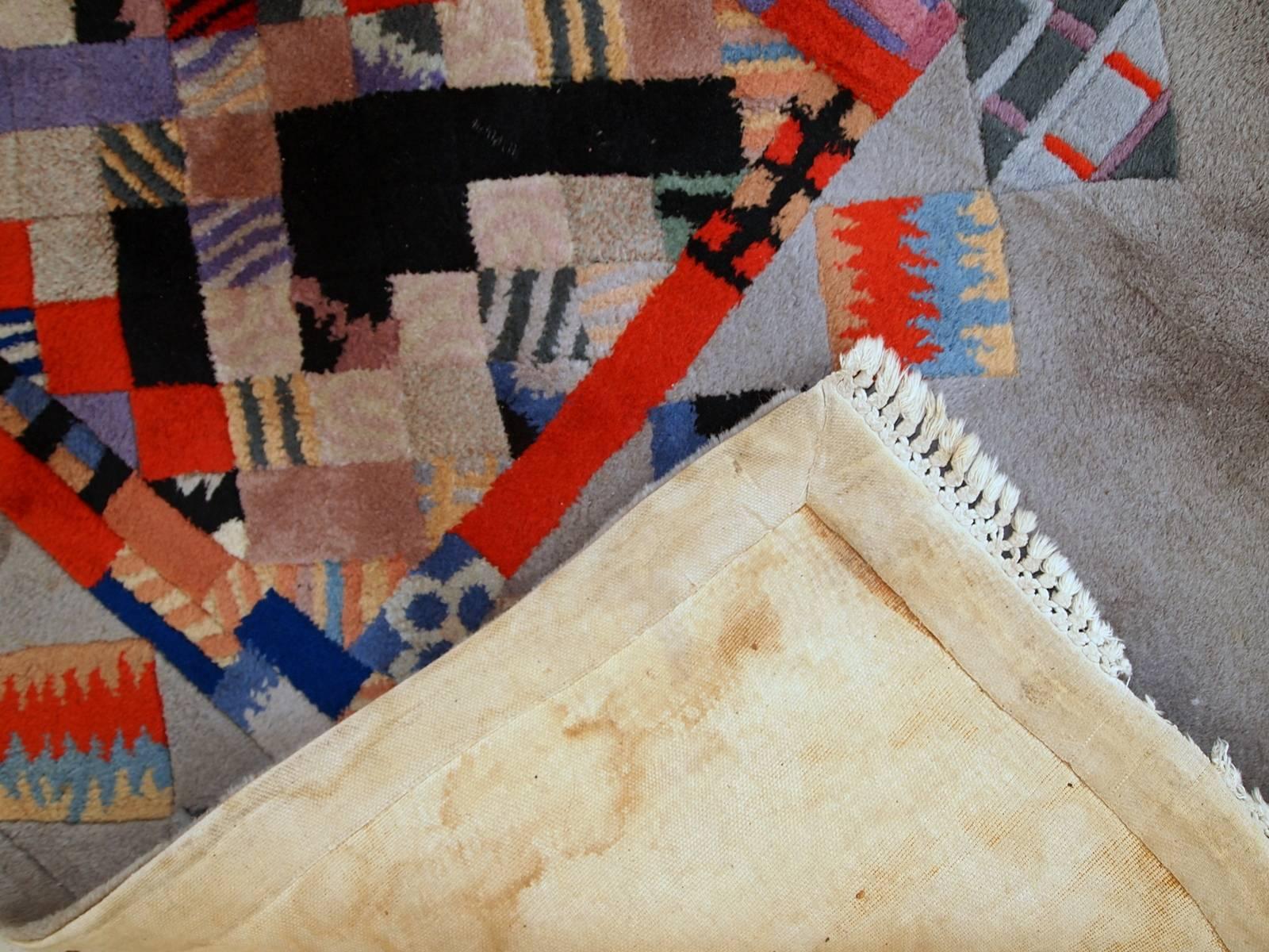 Handmade Vintage Tibetan Khaden Modern Rug, 1980s, 1C574 3