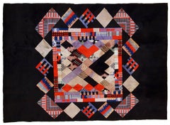Handmade Vintage Tibetan Khaden Modern Rug, 1980s, 1C589