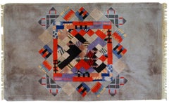 Handmade Vintage Tibetan Khaden Modern Rug, 1980s, 1C574