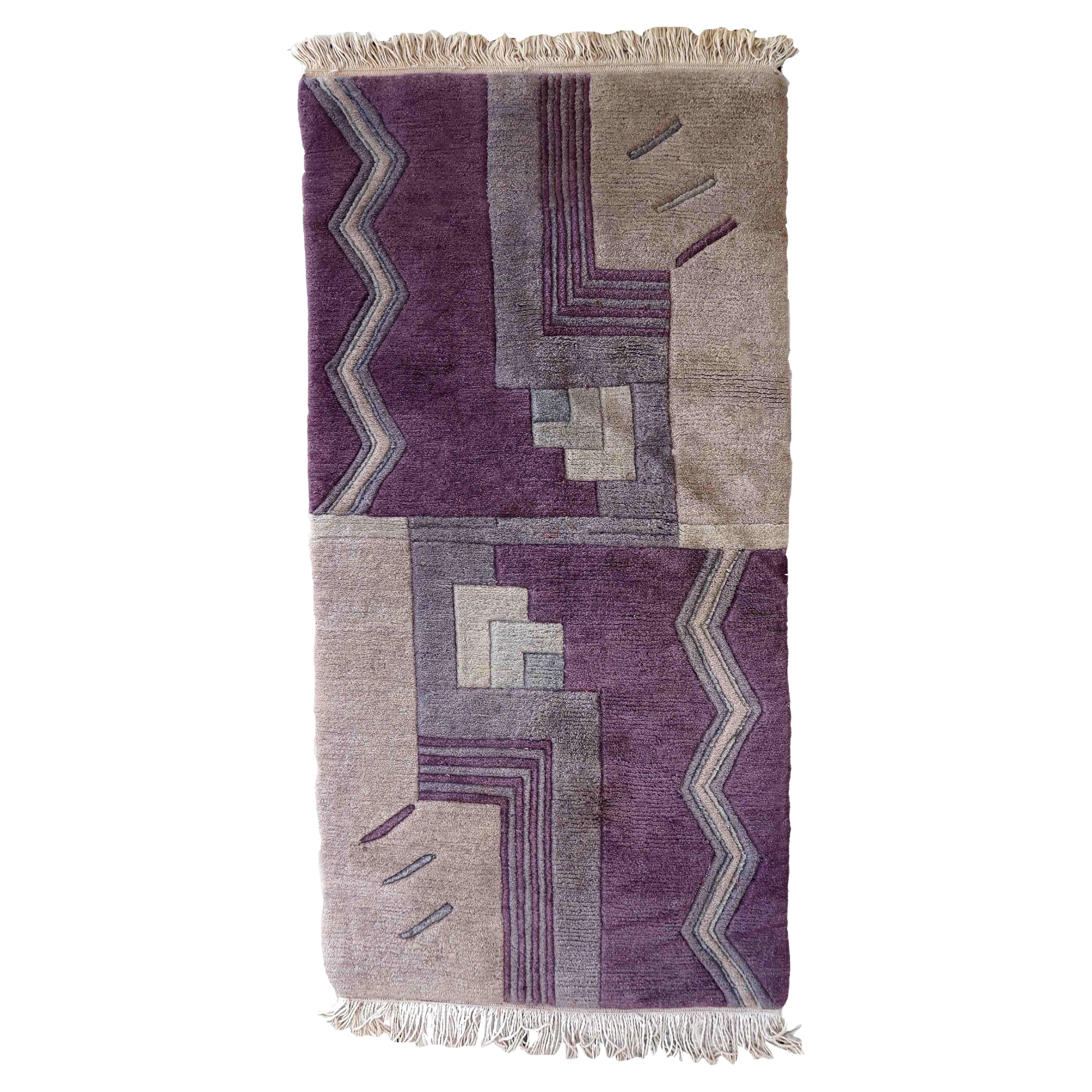 Handgefertigter tibetisch-khadenischer Vintage-Teppich, 1960er Jahre, 1C888
