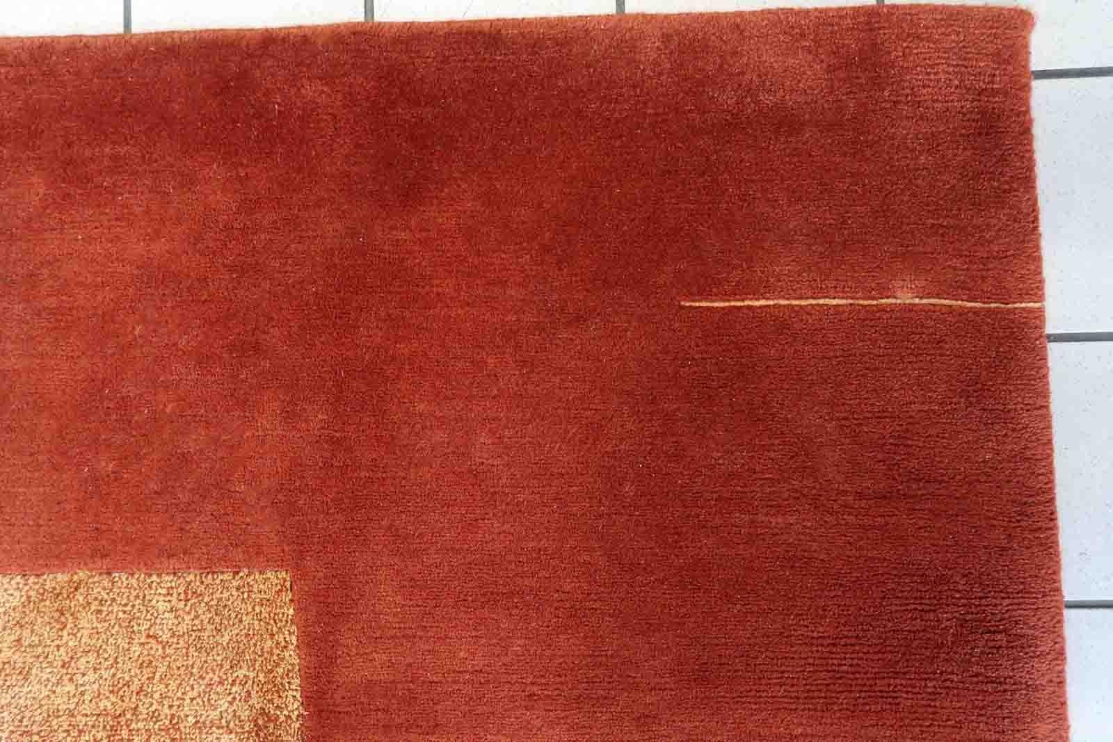 Handgefertigter tibetischer Khaden-Teppich, 1970er Jahre, 1C1015 im Angebot 5