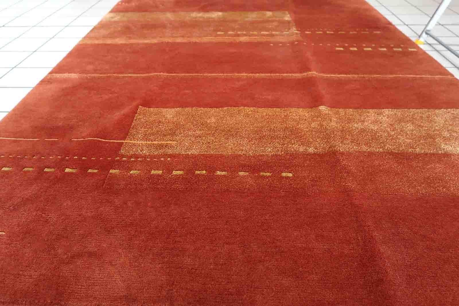 Handgefertigter tibetischer Khaden-Teppich, 1970er Jahre, 1C1015 (Handgeknüpft) im Angebot