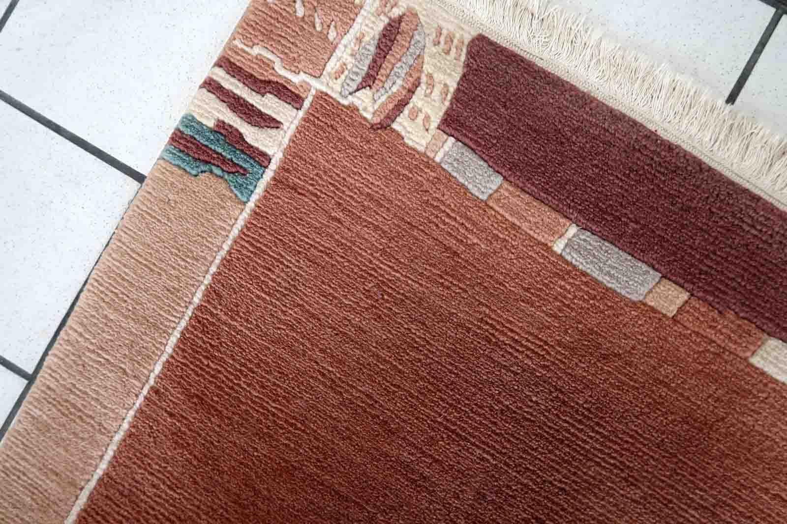 Handgefertigter tibetischer Khaden-Teppich, 1970er Jahre, 1C1017 im Angebot 2