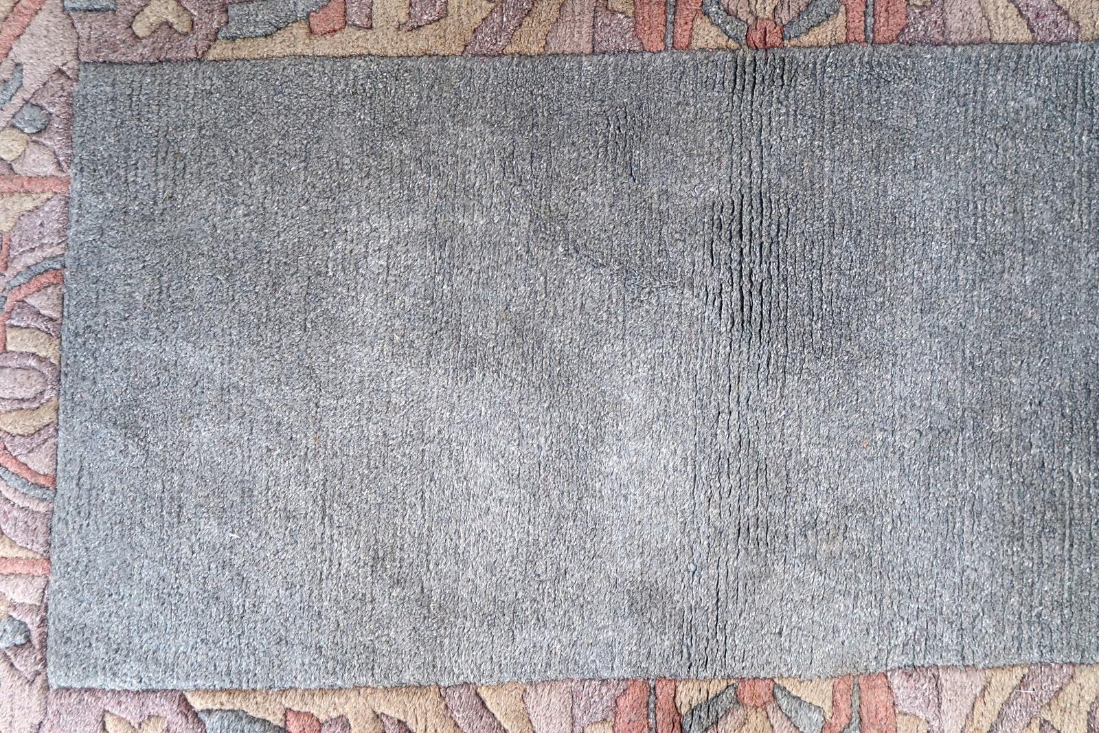 Hand-Knotted Handmade Vintage Tibetan Khaden Rug, 1970s, 1C822 For Sale