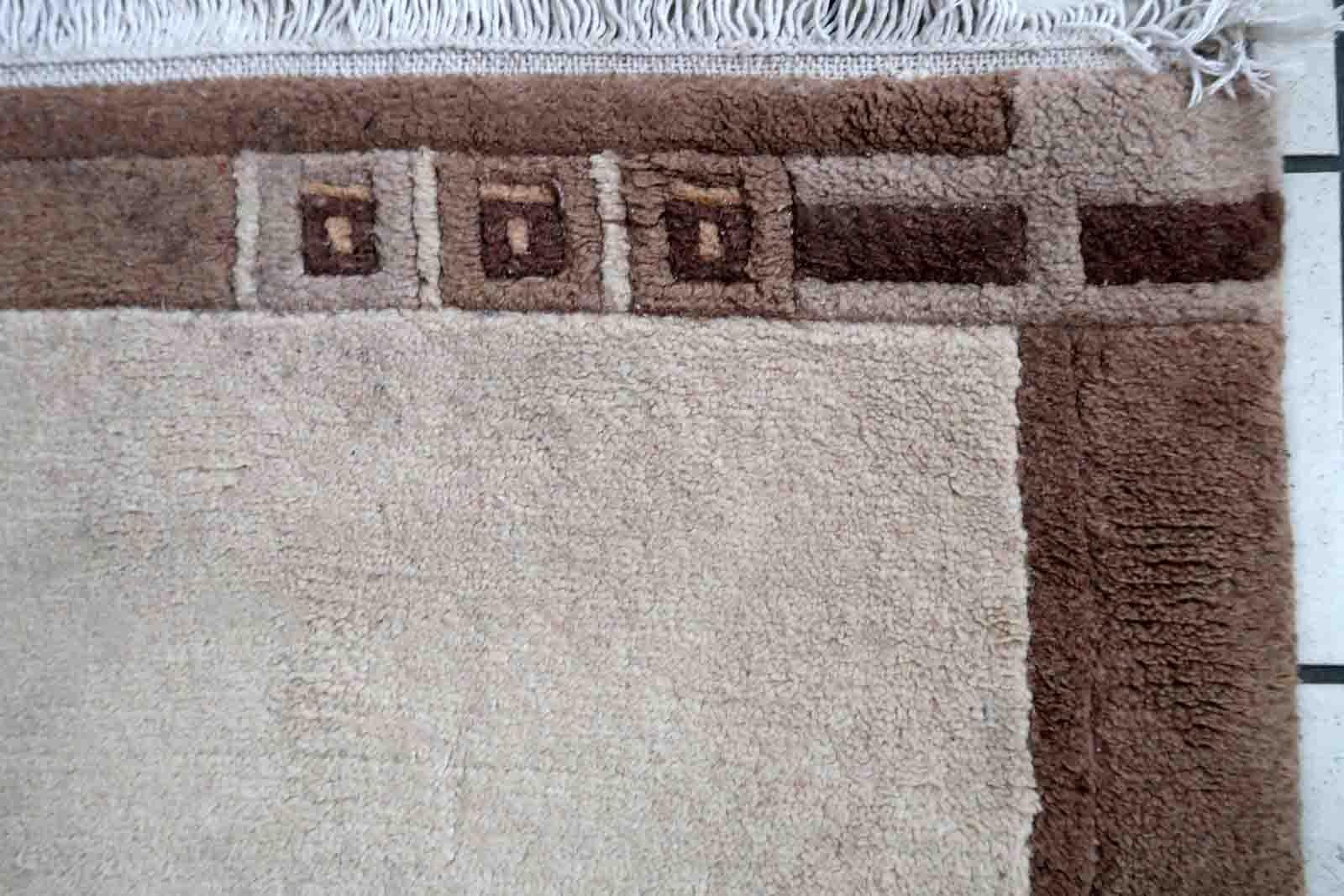 Handgefertigter tibetisch-khadenischer Vintage-Teppich, 1970er Jahre, 1C870 im Angebot 4