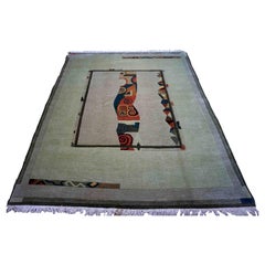 Handmade Vintage Tibetan Khaden Rug, 1970s, 1D05