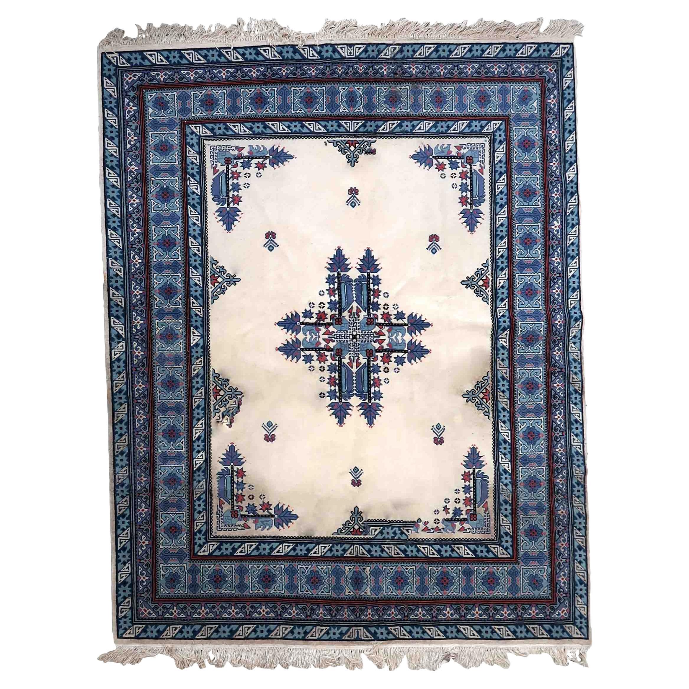 Handmade Vintage Tunisian Berber Rug, 1970s, 1C1035