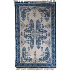 Handgefertigter marokkanischer Vintage-Teppich, 1960er Jahre, 1C544