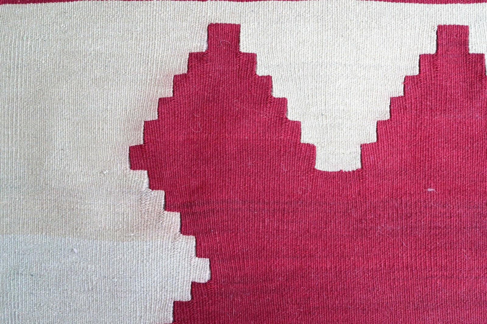 Handmade Vintage Turkish Anatolian Kilim, 1950s, 1P54 In Good Condition For Sale In Bordeaux, FR