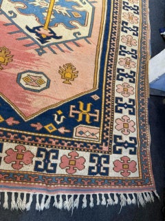 Handmade Vintage Turkish Anatolian Rug 5.4' x 7.11, 1950s - 2B1110