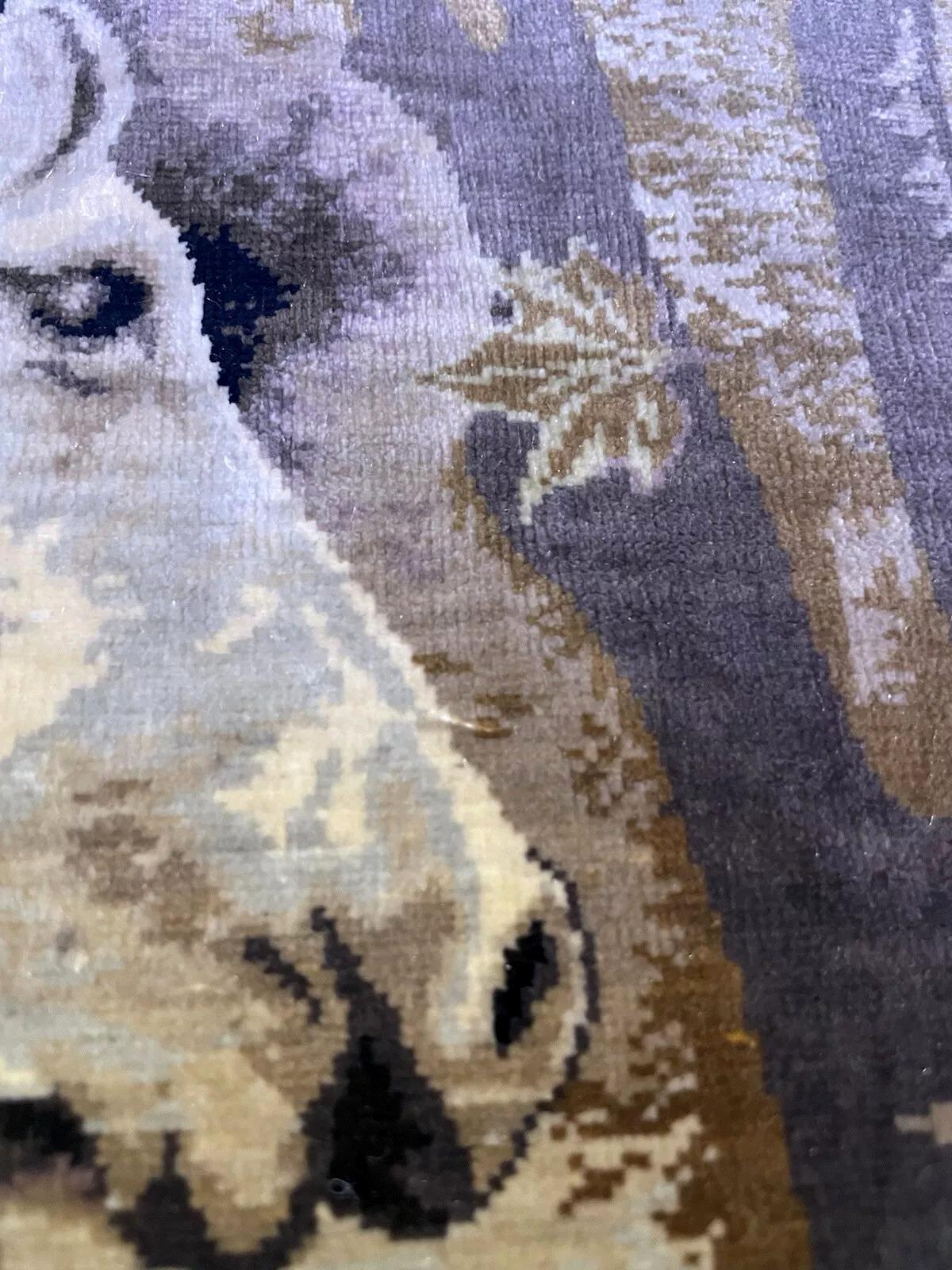 Alfombra de seda Hereke turca vintage hecha a mano 11'' x 17'' años 70 - 1N91 Anudado a mano en venta