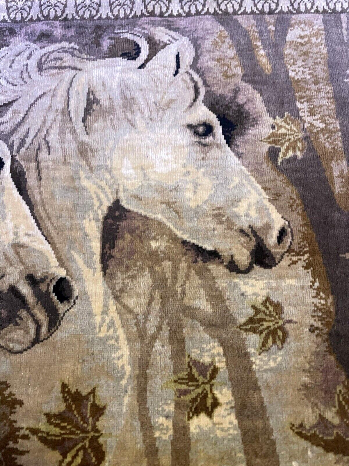Alfombra de seda Hereke turca vintage hecha a mano 11'' x 17'' años 70 - 1N91 en venta 1