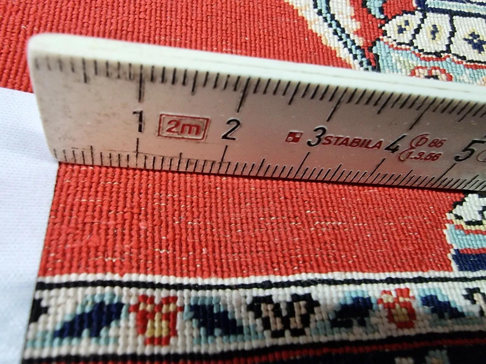 Tappeto di seta turco Hereke vintage fatto a mano 13