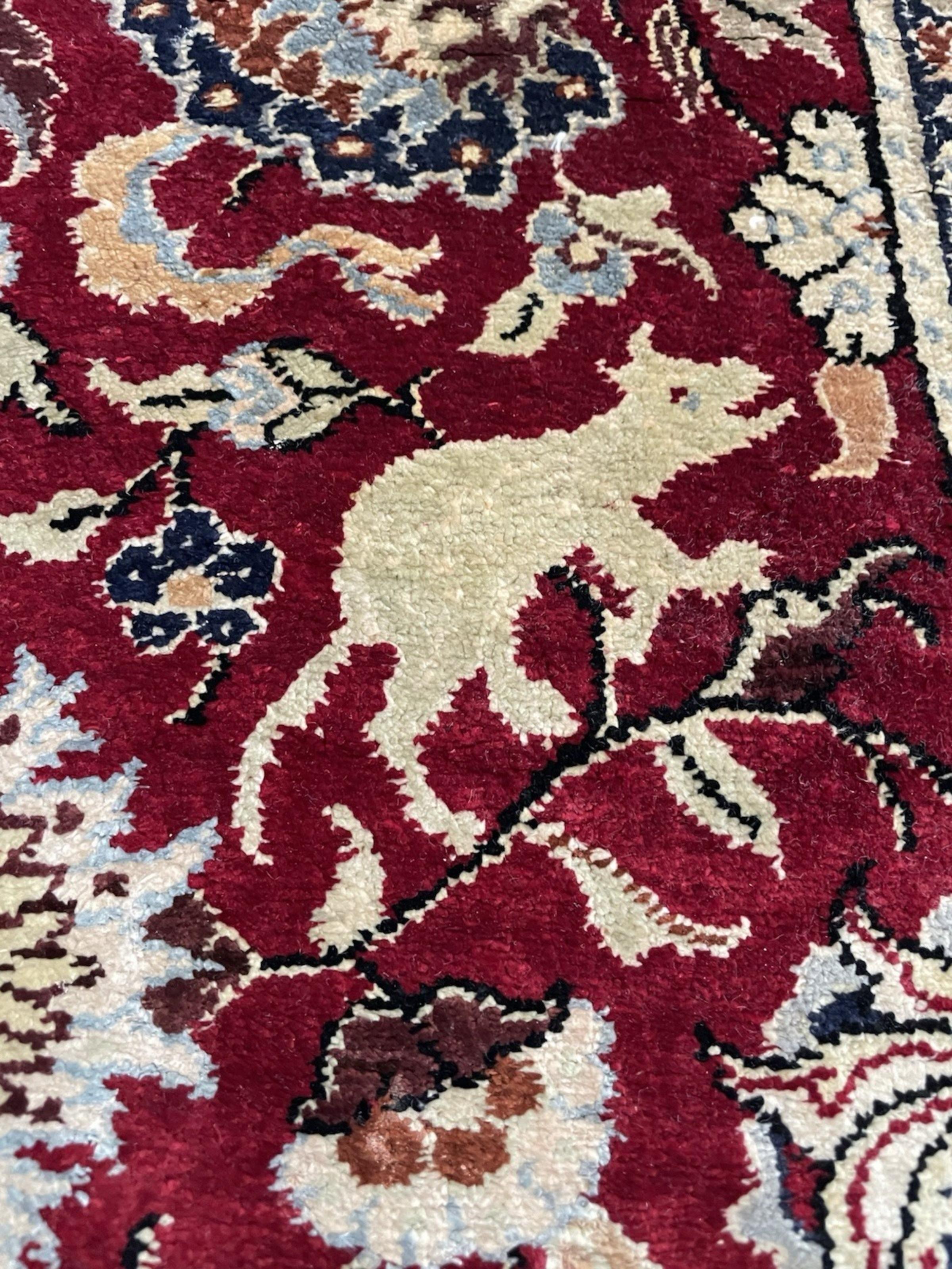 Tappeto Keyseri turco d'epoca fatto a mano 2,4' x 3,7', anni '70 - 1N104 in vendita 5