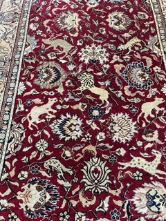 Handmade Vintage Turkish Keyseri Rug 2.4' x 3.7', 1970s - 1N104