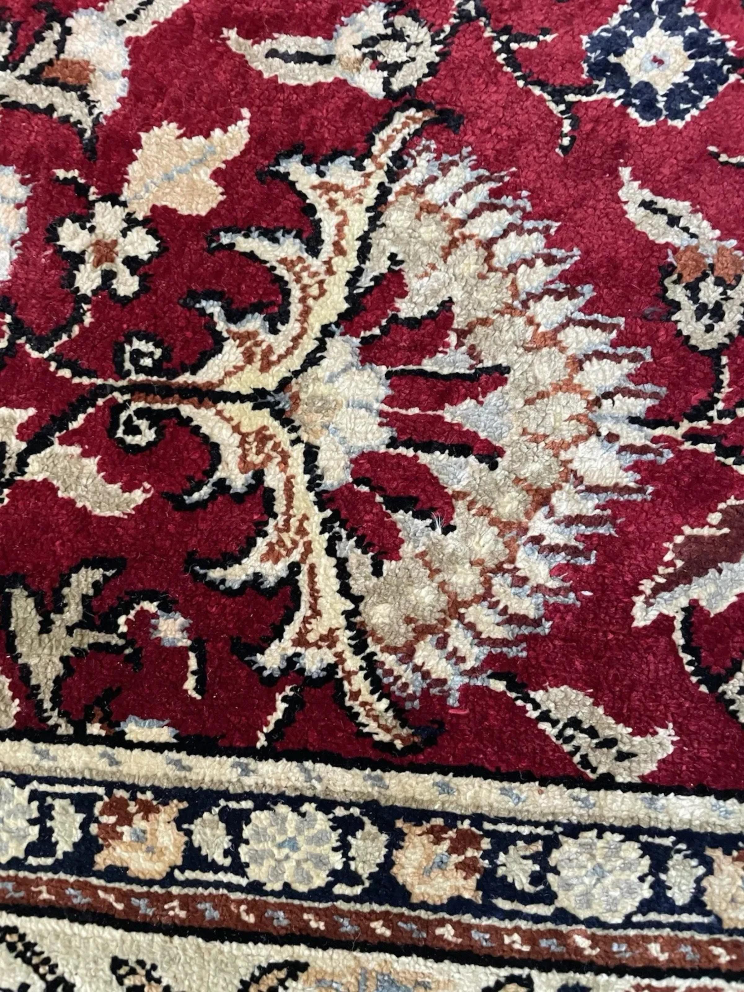 Tappeto Keyseri turco d'epoca fatto a mano 2,4' x 3,7', anni '70 - 1N104 In condizioni buone in vendita a Bordeaux, FR