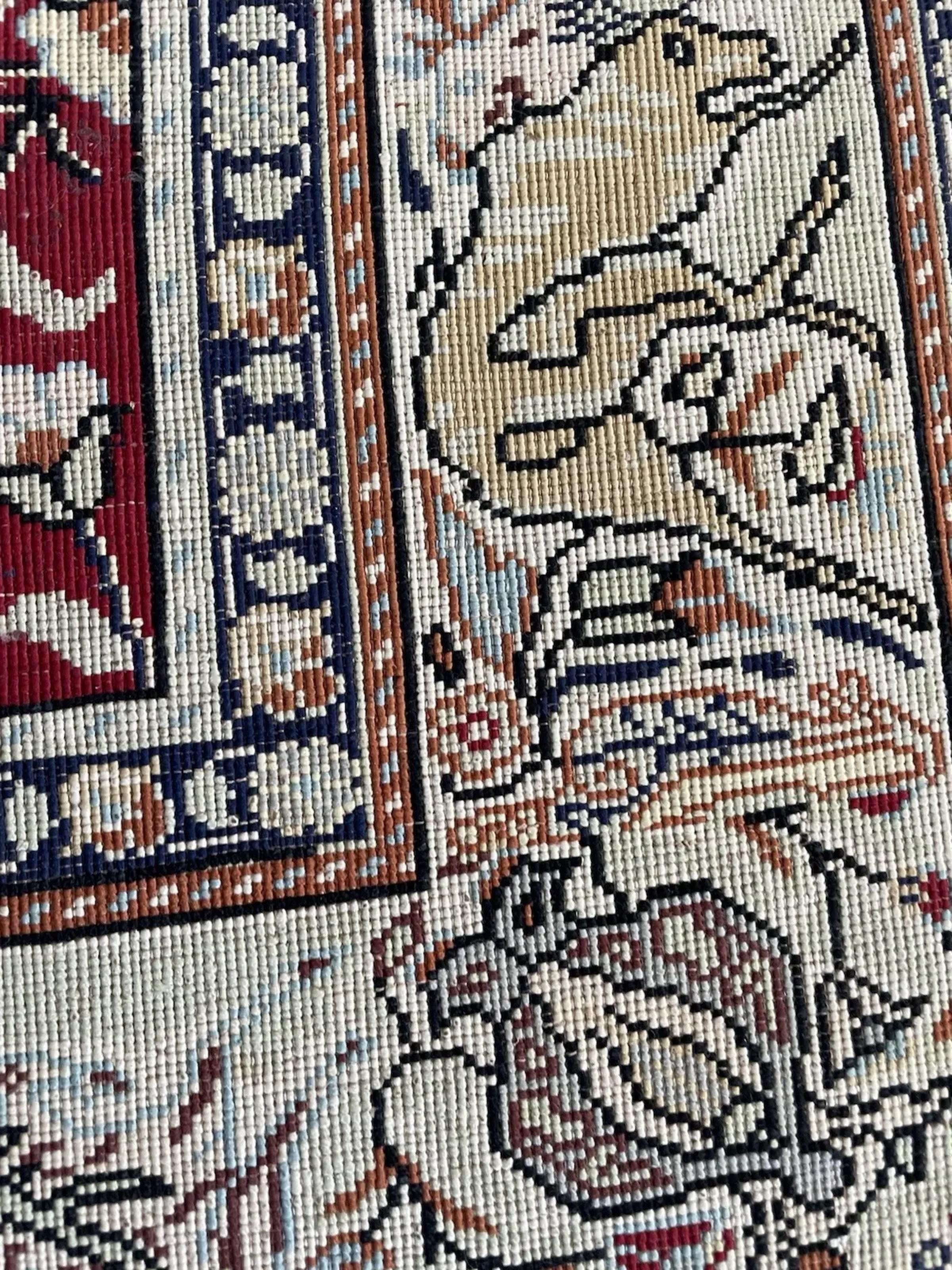 Tappeto Keyseri turco d'epoca fatto a mano 2,4' x 3,7', anni '70 - 1N104 in vendita 1