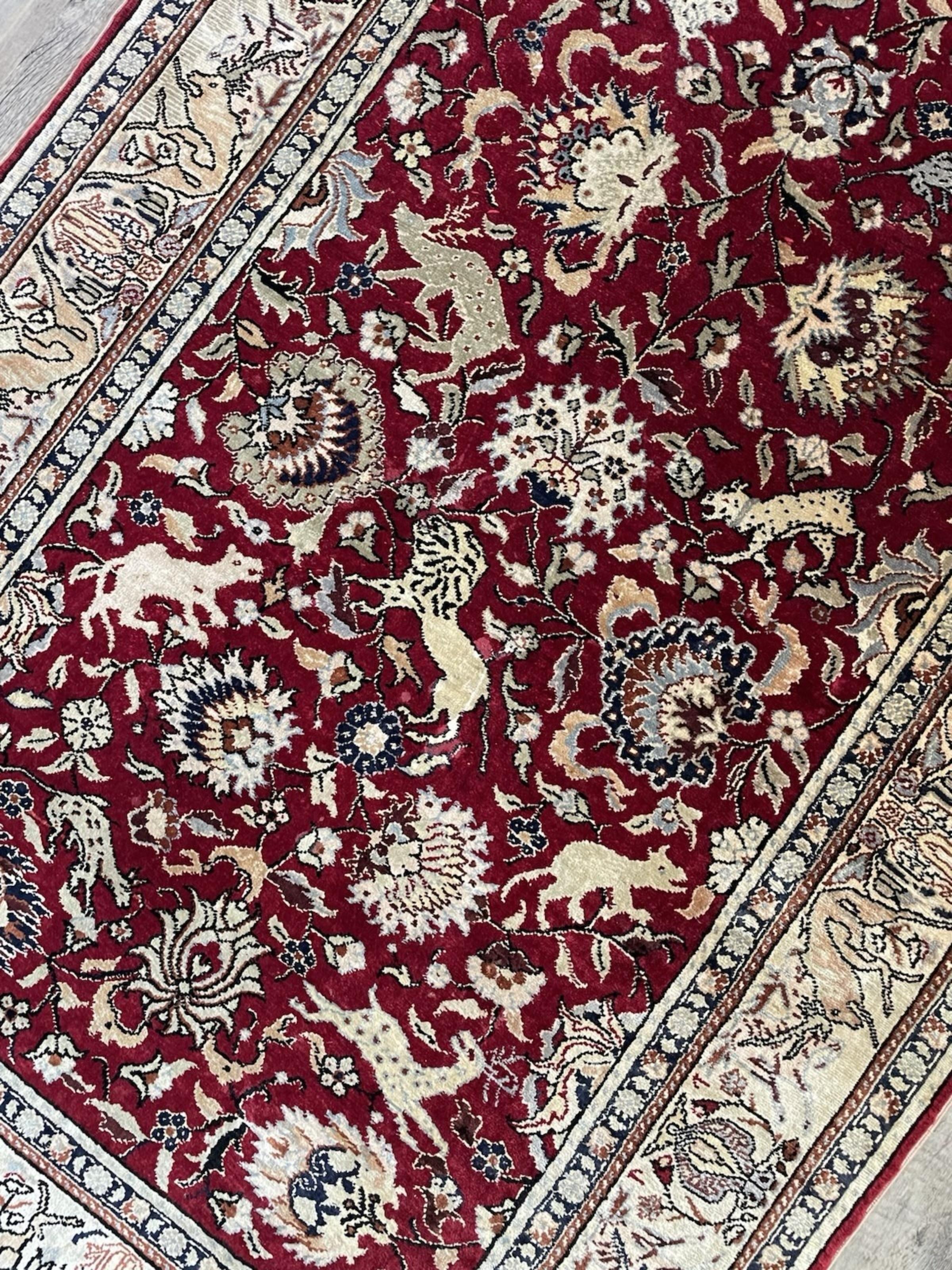 Tappeto Keyseri turco d'epoca fatto a mano 2,4' x 3,7', anni '70 - 1N104 in vendita 2