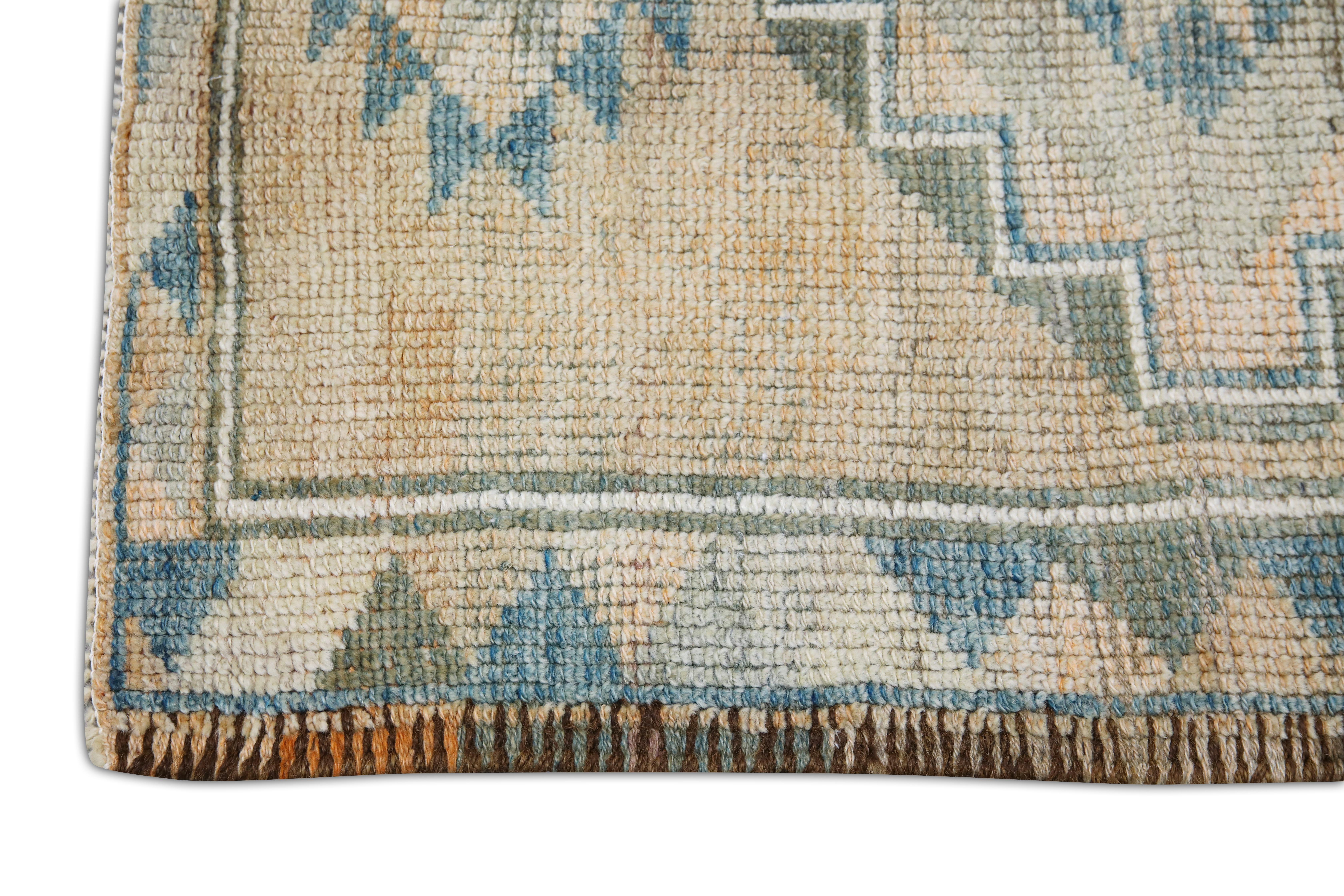 Hand-Woven Handmade Vintage Turkish Rug 2'10