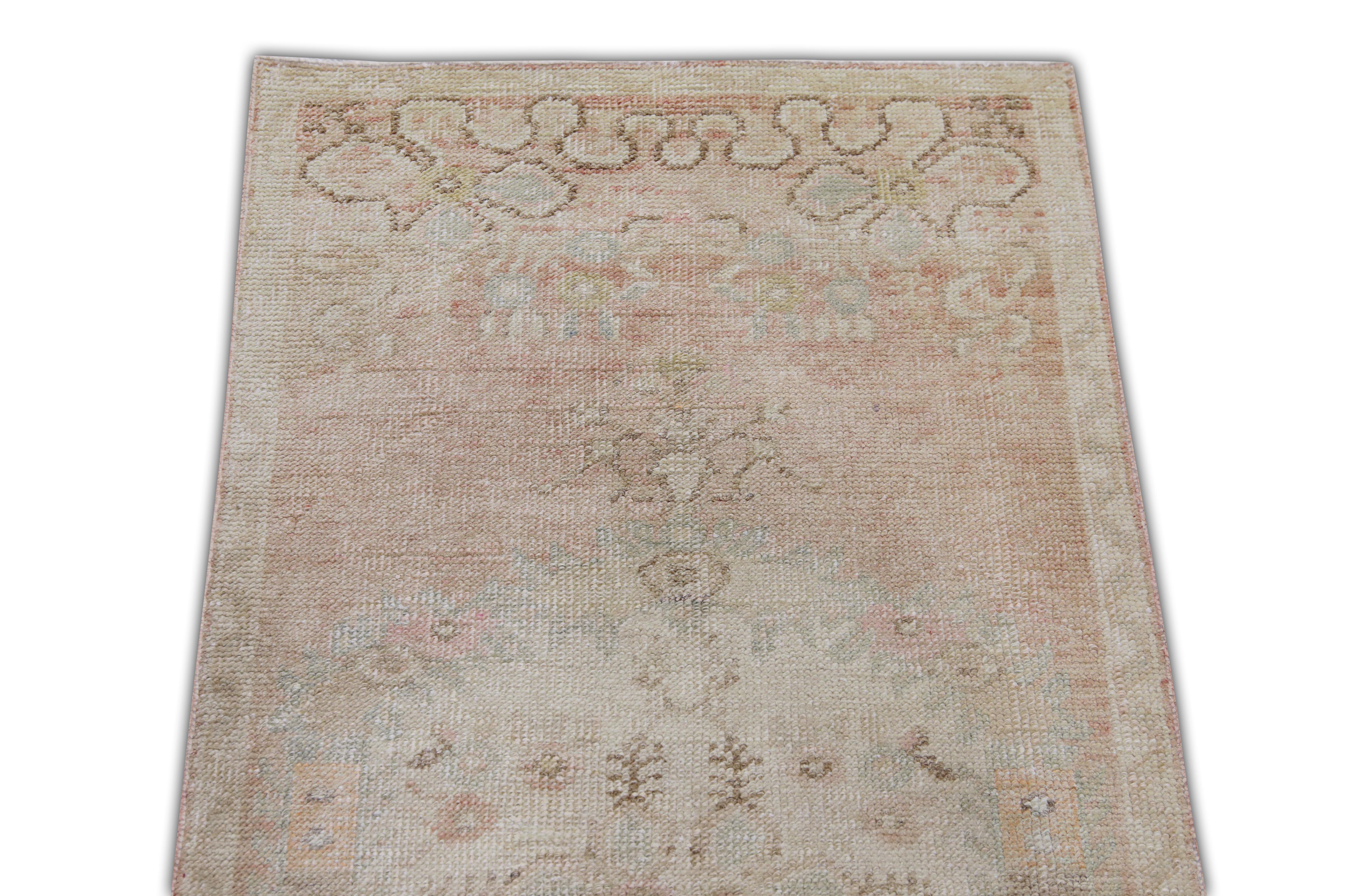Tribal Tapis turc vintage fait à la main 2'2