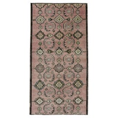 Tapis turc vintage fait à la main 3'3" x 6'