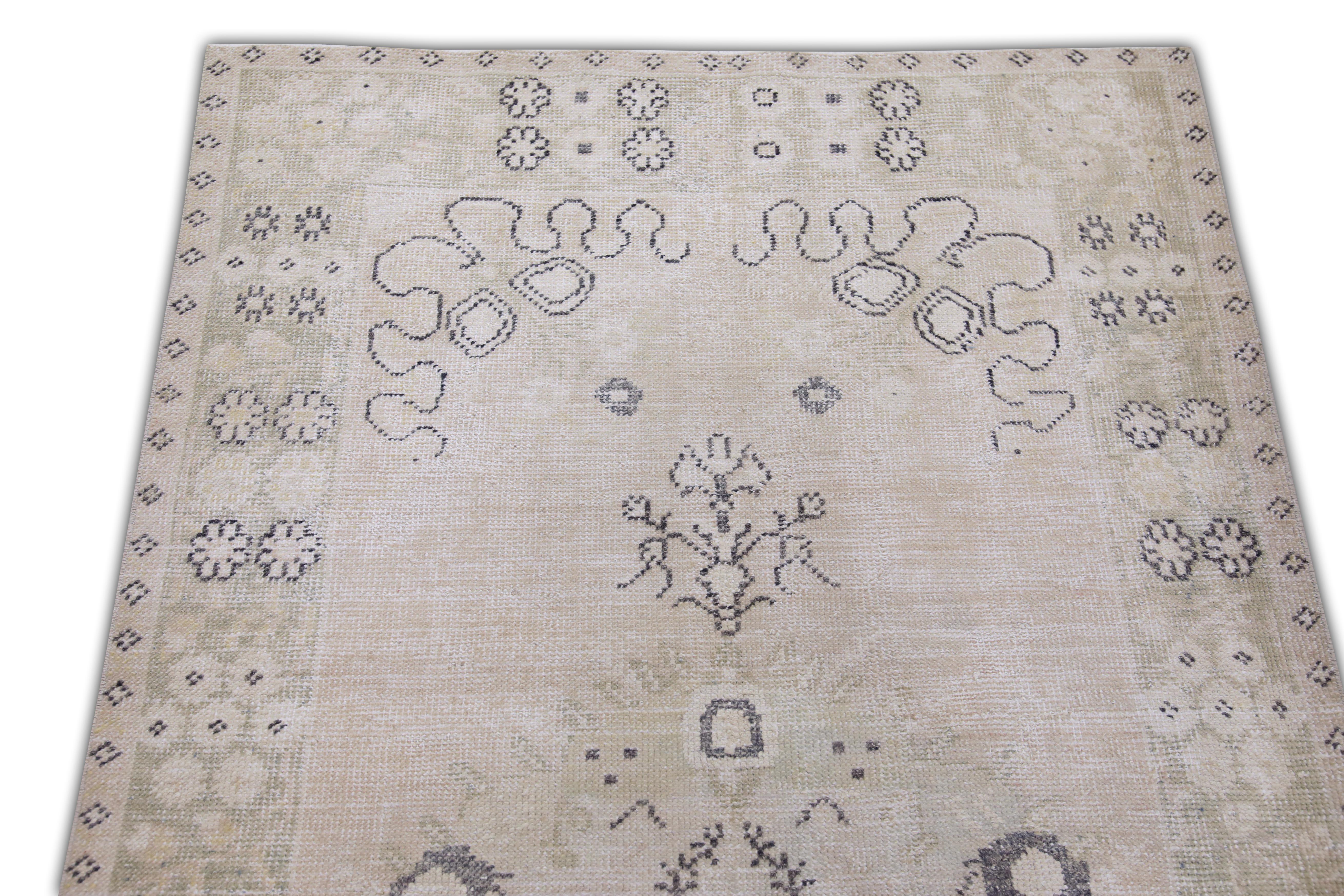 Tribal Handmade Vintage Turkish Rug 3'3