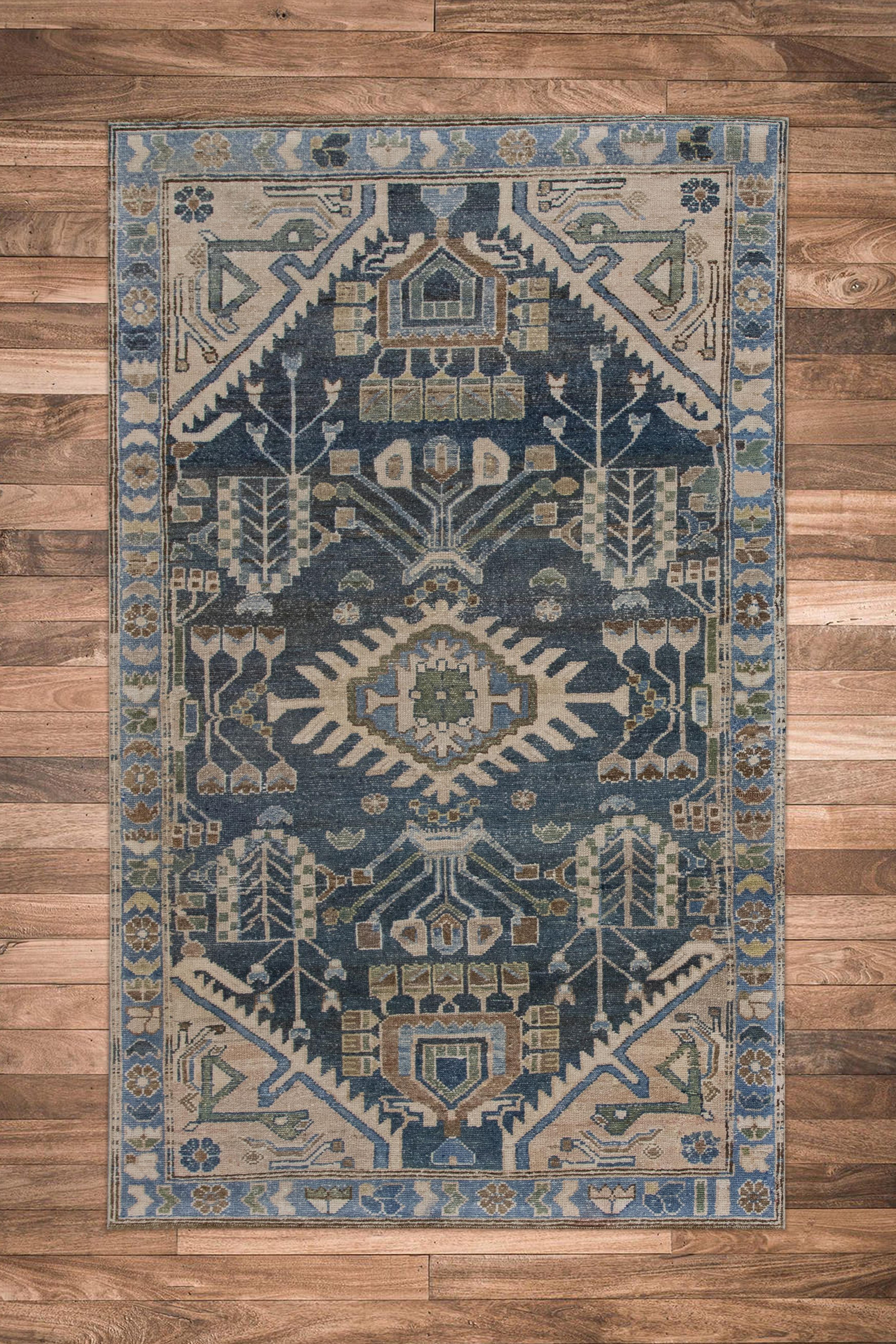 Mid-20th Century Handmade Vintage Turkish Rug 3'4