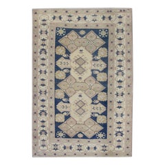Tappeto turco vintage fatto a mano 4'11 "x 7'