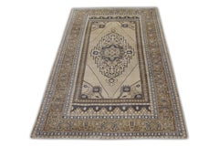 Handmade Vintage Turkish Rug 4'x 6'