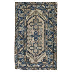 Handgefertigter türkischer Vintage-Teppich 4'x 6'5"