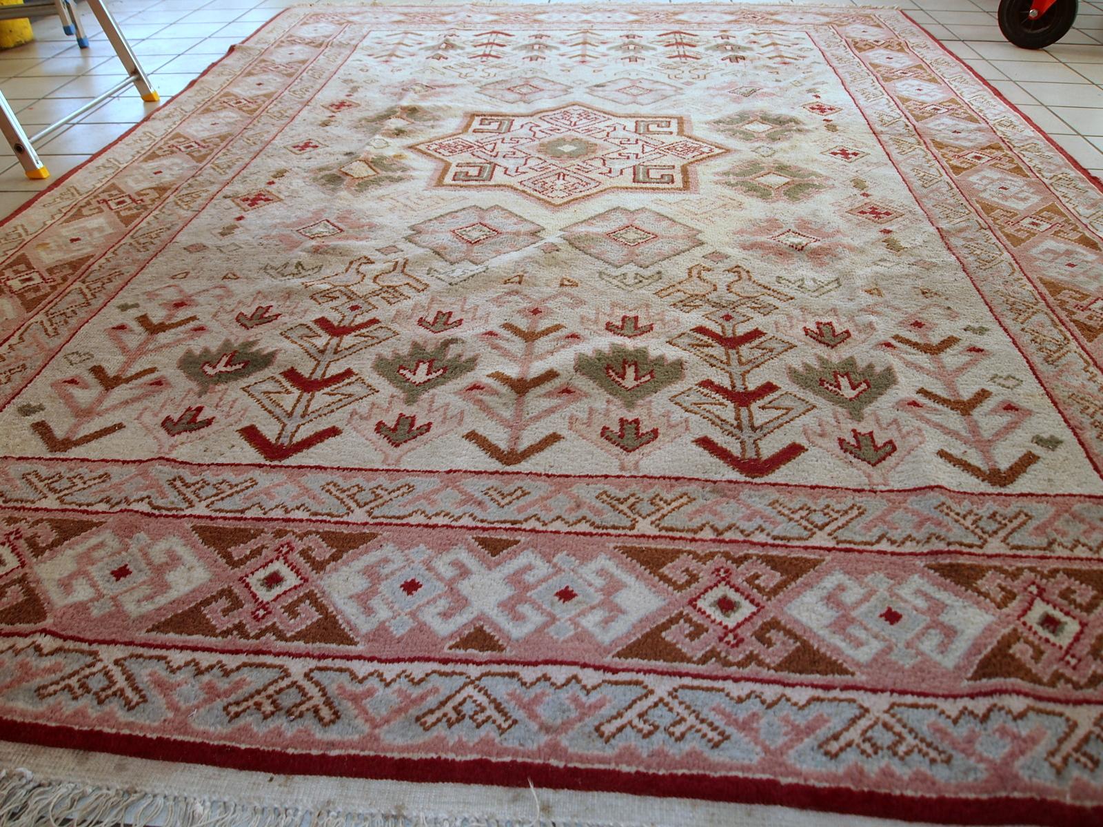 Handmade vintage Turkish Sivas rug, 1960s - 1C735 For Sale 4