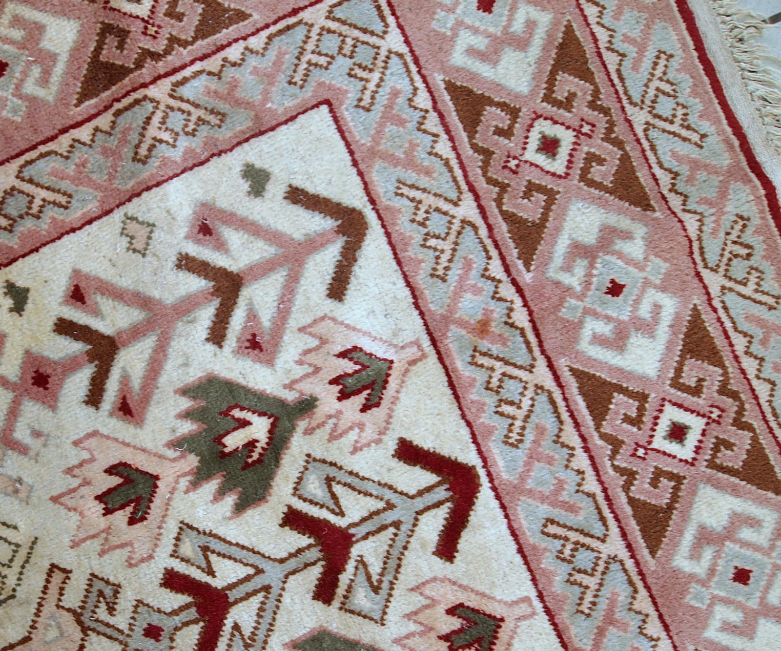 Chinese Handmade vintage Turkish Sivas rug, 1960s - 1C735 For Sale