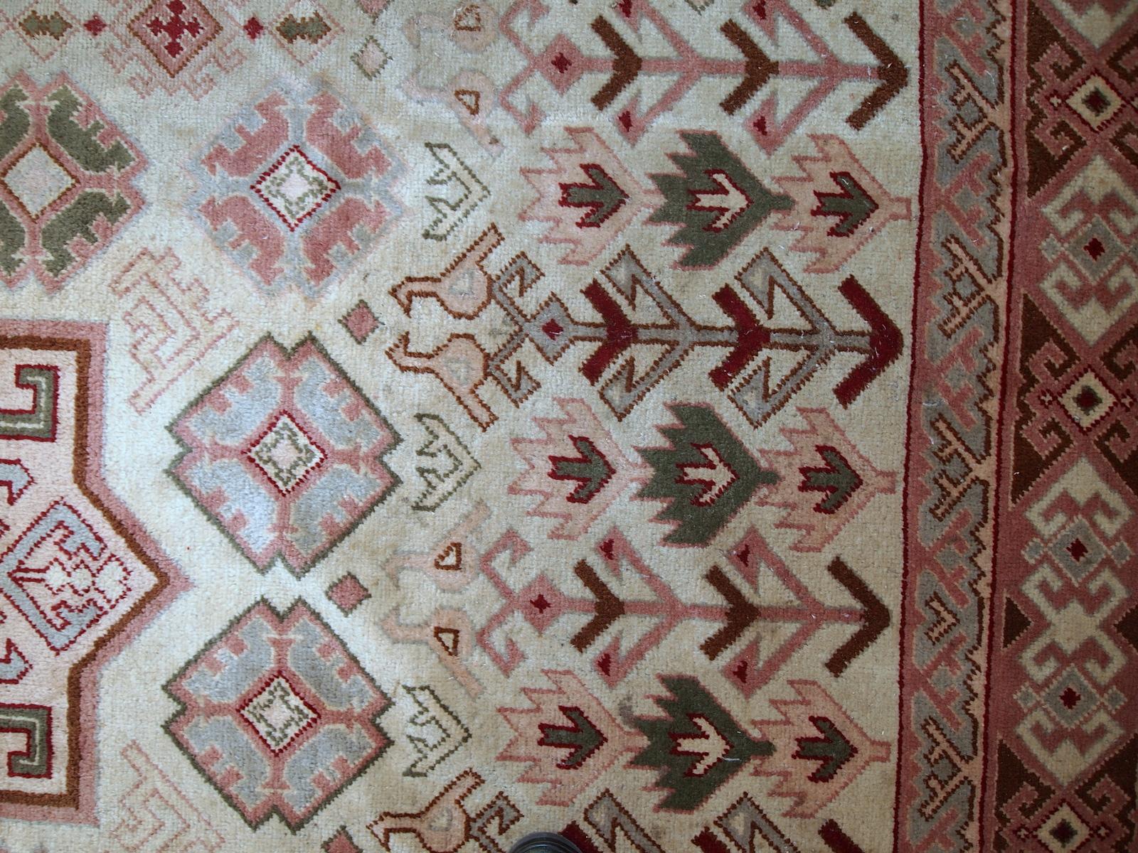 Handgefertigter türkischer Sivas-Teppich, 1960er Jahre - 1C735 im Zustand „Gut“ im Angebot in Bordeaux, FR