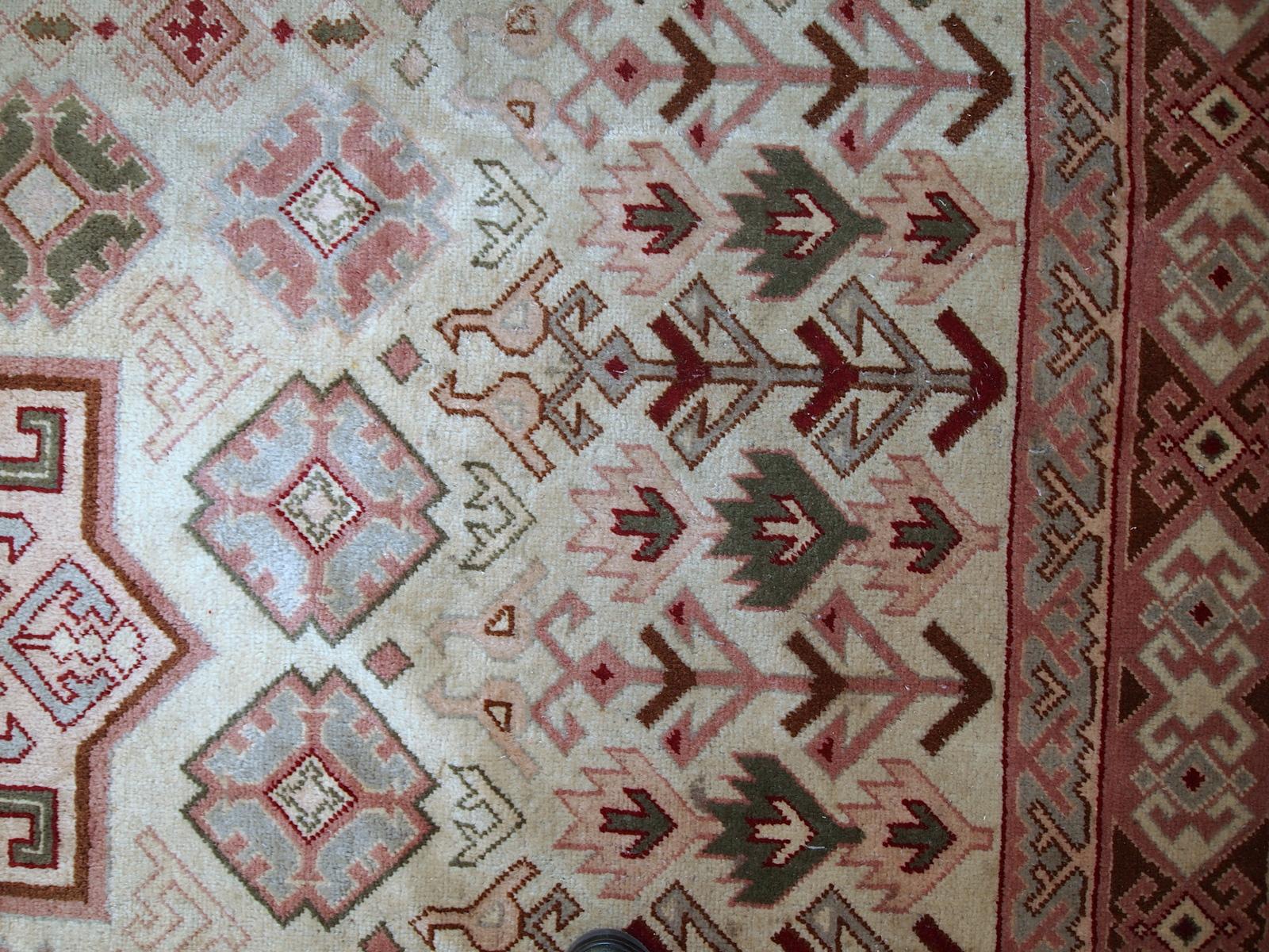 Tapis turc Sivas vintage fait à la main, années 1960 - 1C735 Bon état - En vente à Bordeaux, FR