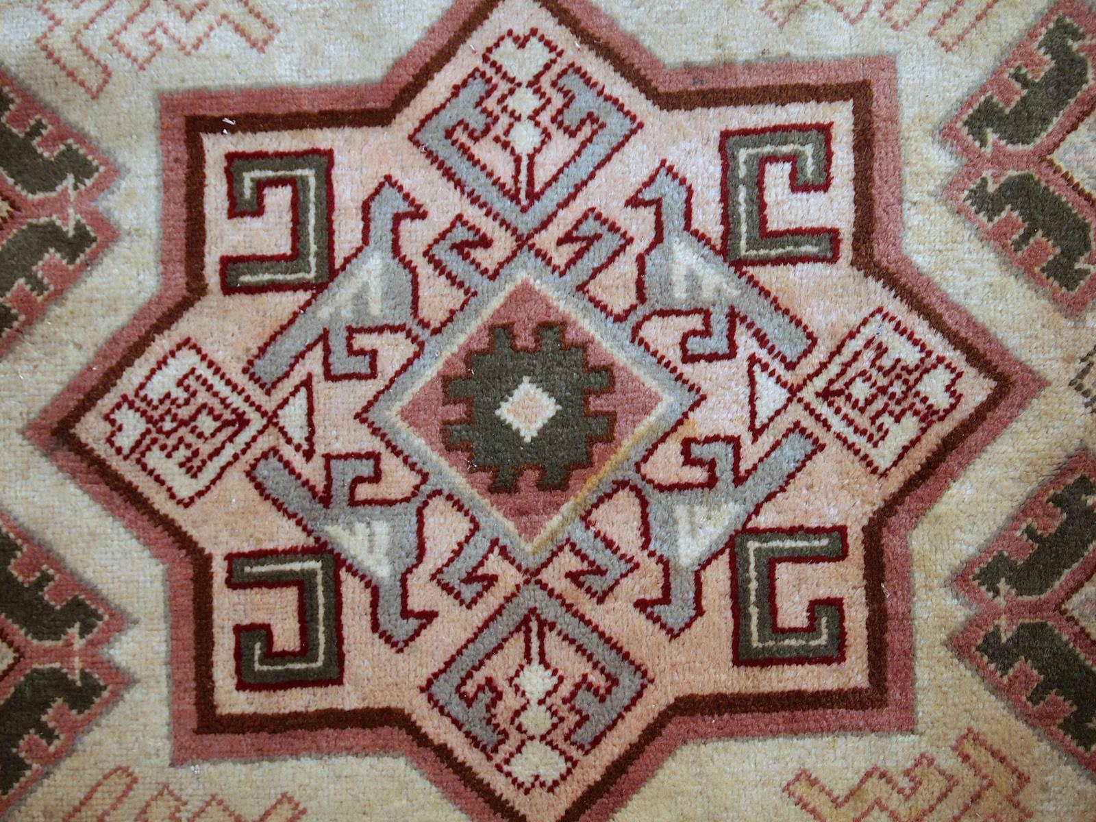Mid-20th Century Handmade vintage Turkish Sivas rug, 1960s - 1C735 For Sale