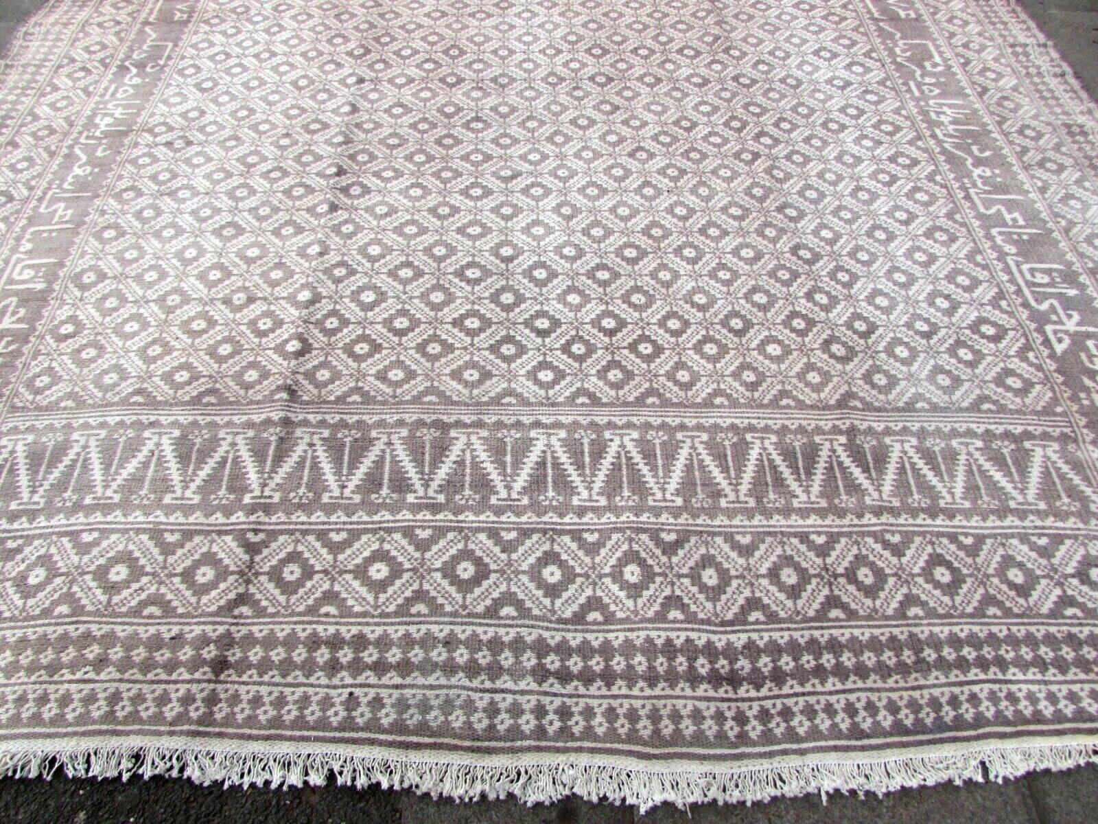 French Handmade Vintage Turkish Zilo Large Kilim Rug 10.4' x 14.3', 1970s, 1Q40