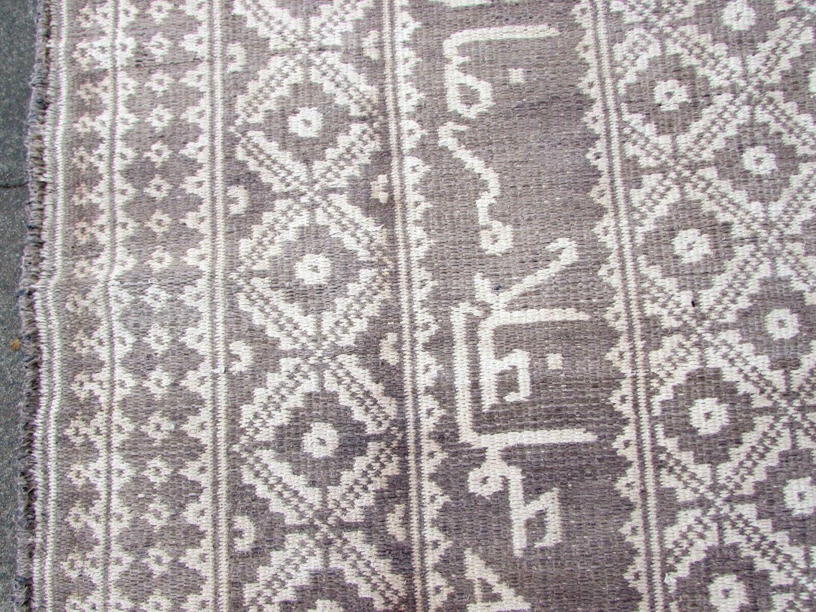 Handgefertigter großer türkischer Vintage-Kelim-Teppich mit Reißverschluss 10.4' x 14,3', 1970er Jahre, 1Q40 (Wolle) im Angebot