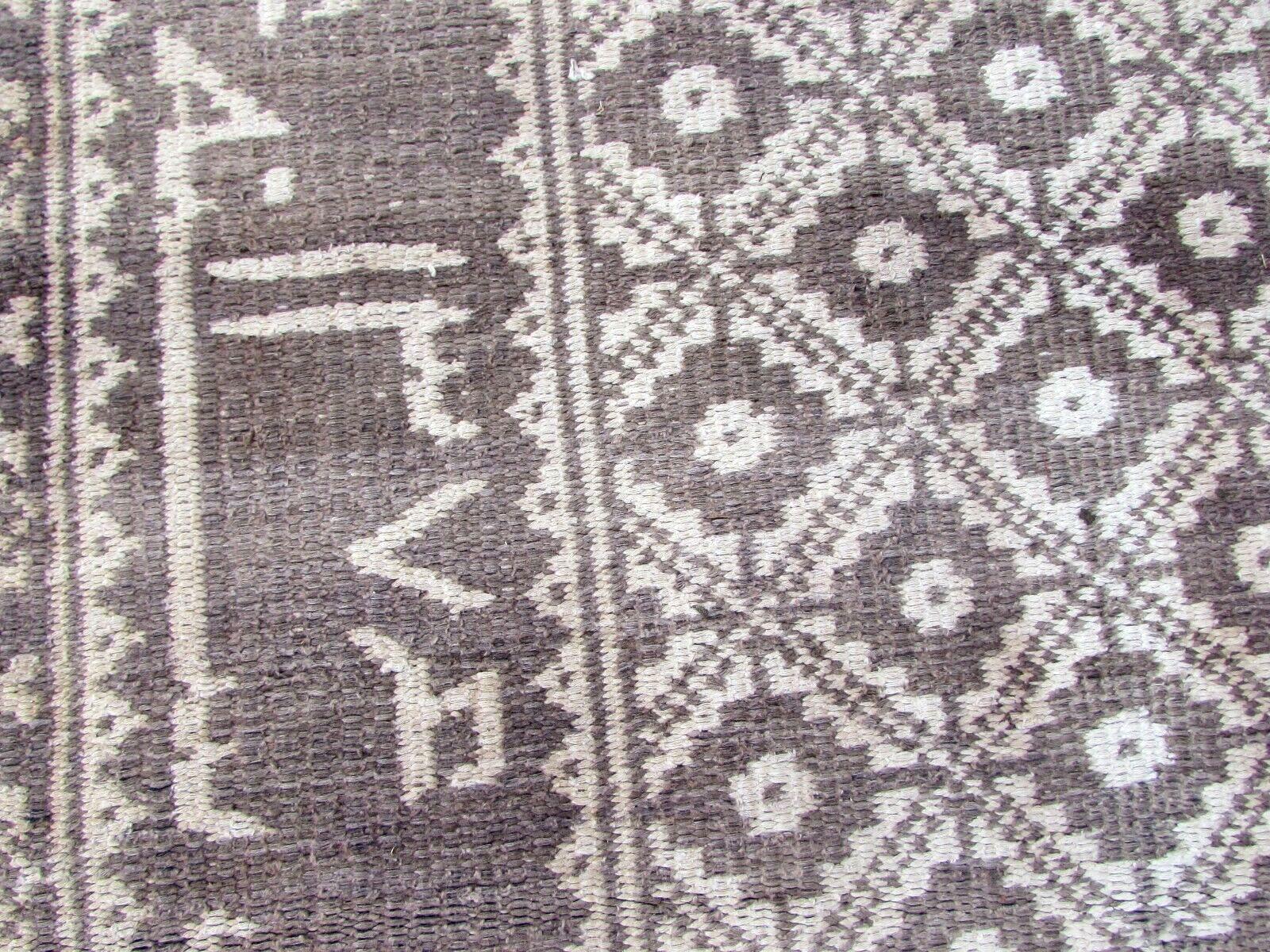 Handgefertigter großer türkischer Vintage-Kelim-Teppich mit Reißverschluss 10.4' x 14,3', 1970er Jahre, 1Q40 im Angebot 1