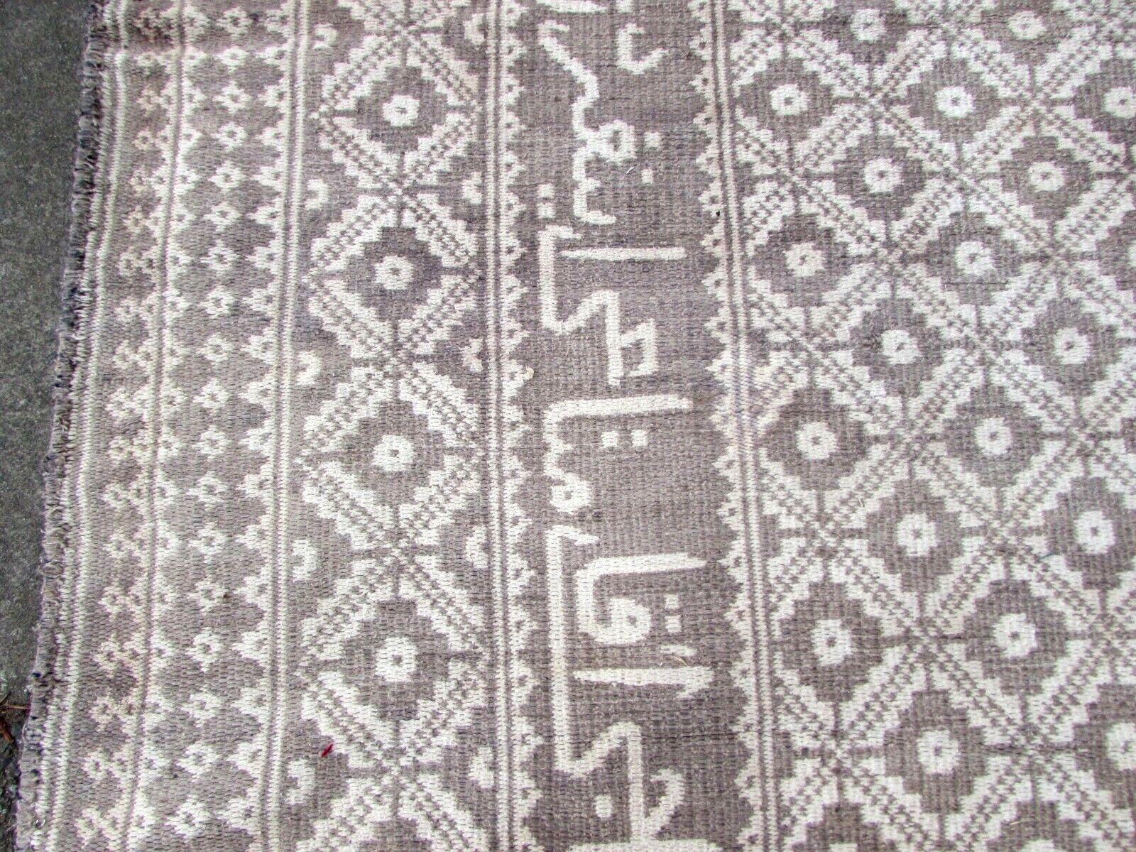 Handgefertigter großer türkischer Vintage-Kelim-Teppich mit Reißverschluss 10.4' x 14,3', 1970er Jahre, 1Q40 im Angebot 2