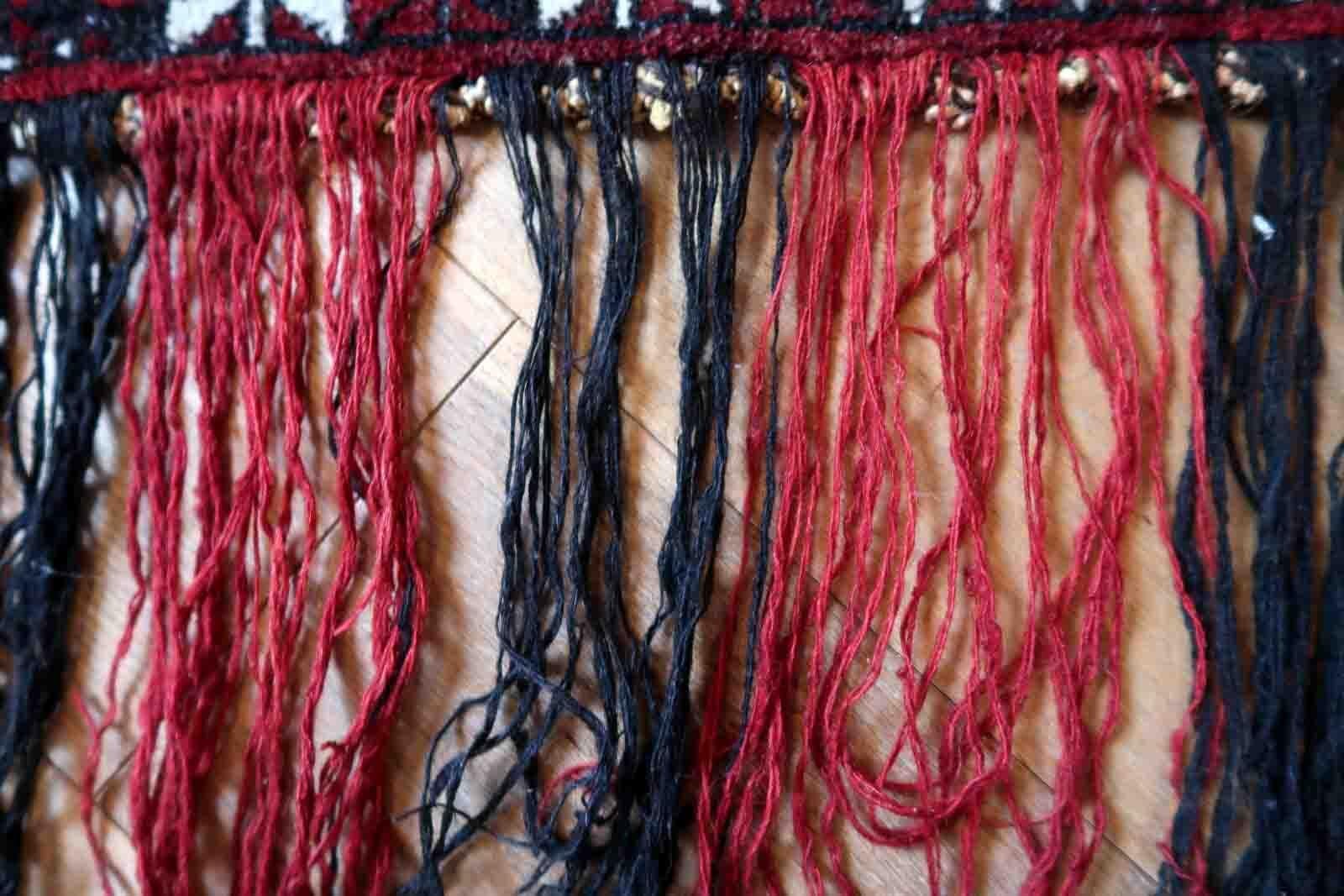 Handmade Vintage Turkmen Beshir Torba Rug, 1970s, 1C948 For Sale 3