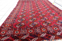 Handmade Vintage Turkmen Tekke Rug, 1960s, 1C912