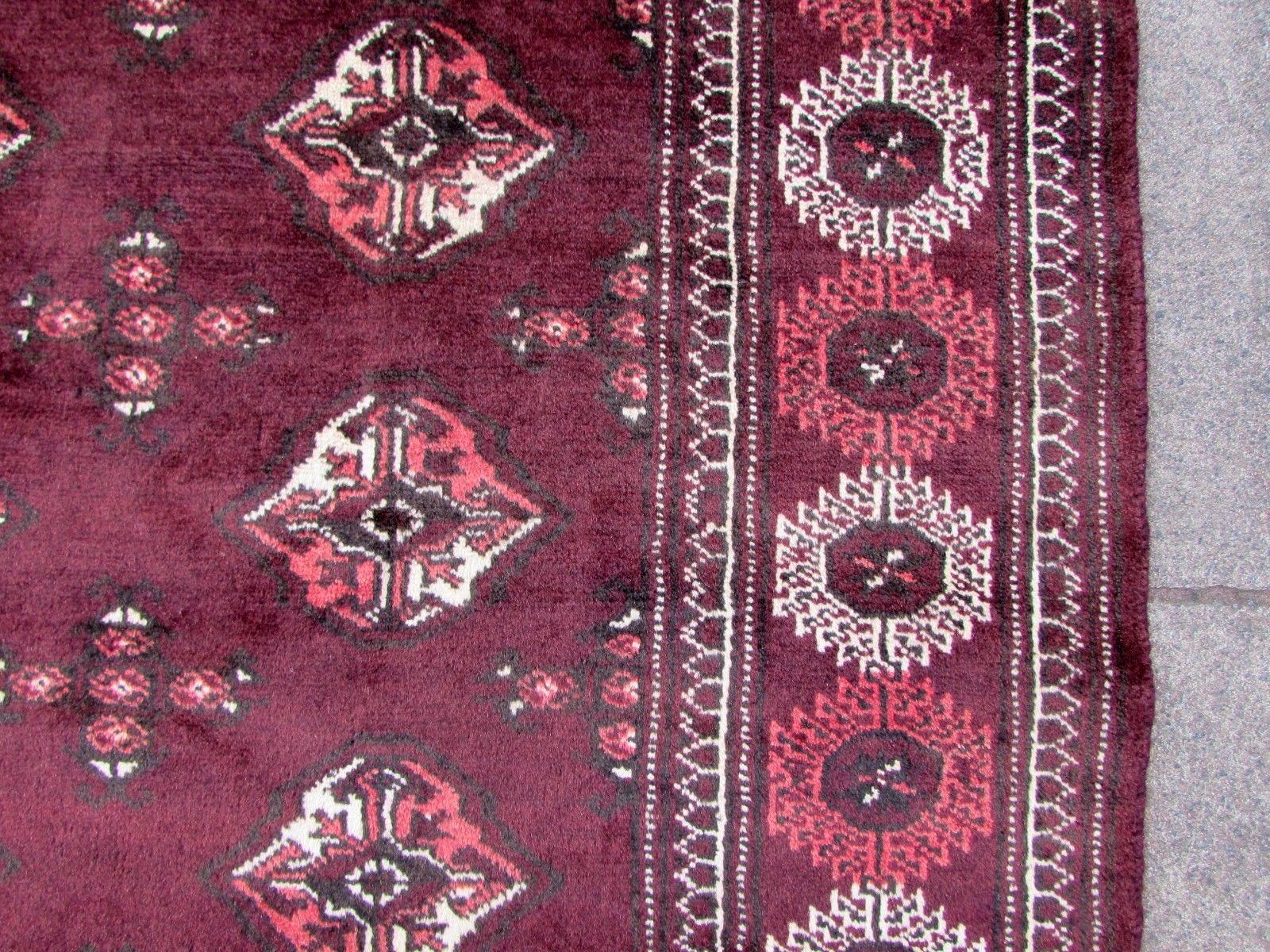 Handmade Vintage Turkmen Tekke Rug, 1970s, 1Q0189 4