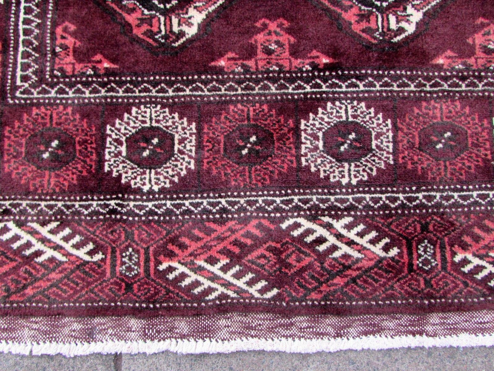 Handmade Vintage Turkmen Tekke Rug, 1970s, 1Q0189 5
