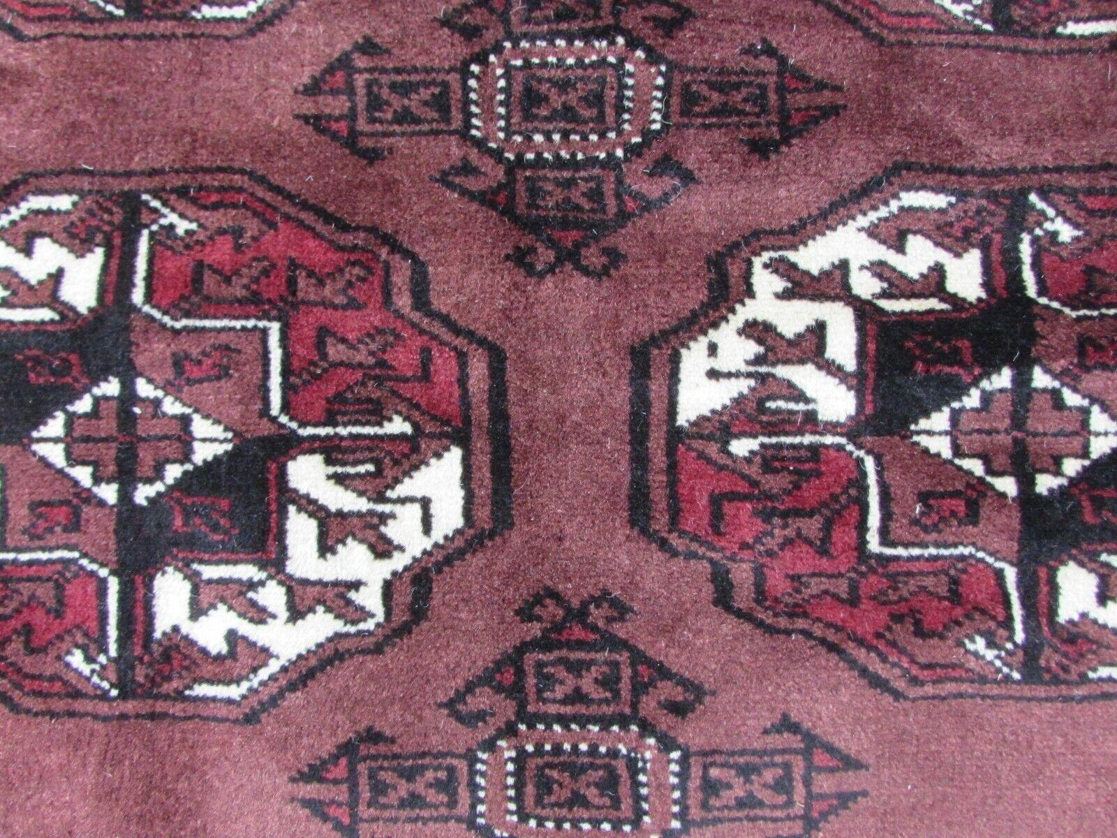 Handgefertigter türkischer Tekke-Teppich im Vintage-Stil 8,3' x 12,4', 1970er Jahre, 1Q54 im Angebot 3