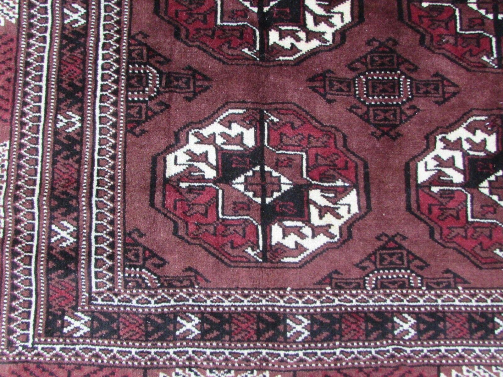 Handgefertigter türkischer Tekke-Teppich im Vintage-Stil 8,3' x 12,4', 1970er Jahre, 1Q54 im Angebot 4