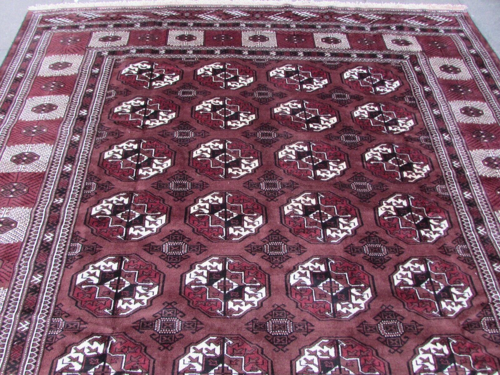 Handgefertigter türkischer Tekke-Teppich im Vintage-Stil 8,3' x 12,4', 1970er Jahre, 1Q54 (Französisch) im Angebot