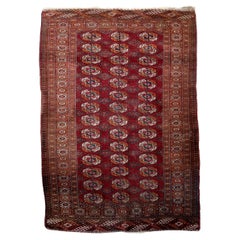 Handgefertigter usbekischer Buchara-Teppich aus den 1920er Jahren, 1C1072