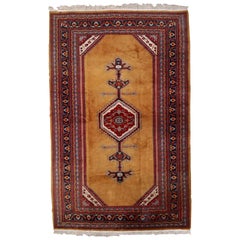Handmade Vintage Uzbek Bukhara Rug, 1960s, 1C715