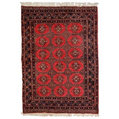 Handgefertigter türkischer Bukhara-Teppich im Vintage-Stil, 1960er Jahre, 1740